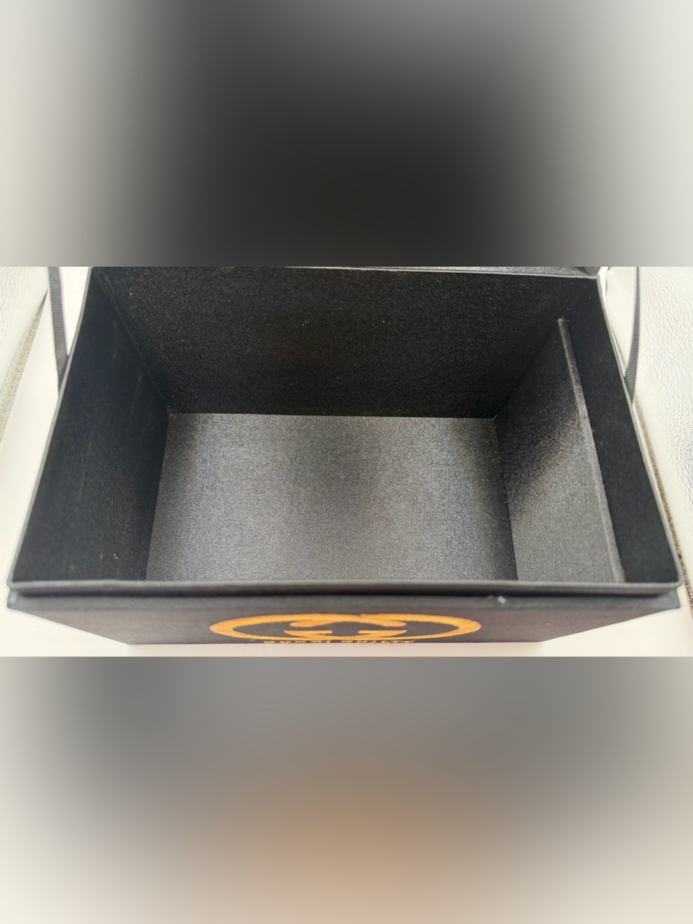 Gucci Guilty Luxury Embroidered Gift Box - Black & Gold Empty Keepsake Box NCO - Picture 2 of 9